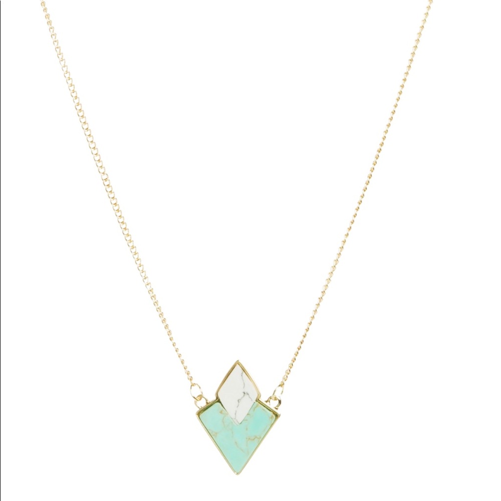 BAY TO BAUBLES Hayley Stone Charm Necklace.